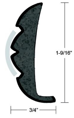 TACO METALS V21-9959WHC50D RIG VYN FLEX COR WH 1-9/16
