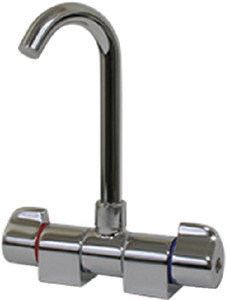 SCANDVIK 10474P FAUCET  J SPOUT FOLDING CHROME