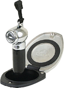 SCANDVIK 12124P S/S RECESSED SHOWER W/BLK PB H