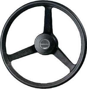 UFLEX V32N STEERING WHEEL/BLK 3SPOKE POLY