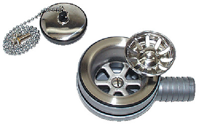 SCANDVIK 10308P 1IN OUTLET SINK DRAIN