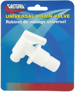 VALTERRA A012026VP UNIVERSAL DRAIN VALVE, THREADE