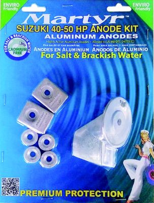 MARTYR ANODES CMSZ4050KITA ANODE-SUZ 40-50 HP AL