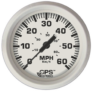 FARIA INSTRUMENTS F33147 DRESS WHITE GPS SPEEDO 60 MPH