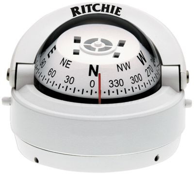 RITCHIE NAVIGATION S-53W EXPLORER COMPASS WHT/WHT DIAL