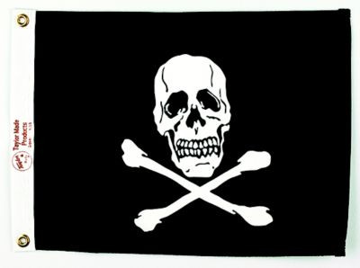 TAYLOR 2020109136 FLAG JOLLY ROGER 12X18