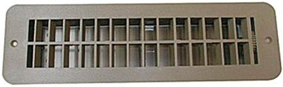 RV DESIGNER H860 FLR REGISTER W/ DMPR PLSTC TAN