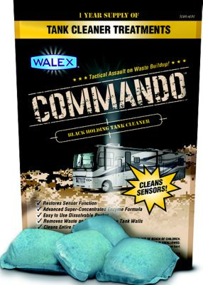 WALEX PRODUCTS CMDOBG COMMANDO BLACK HOLDING TANK CL