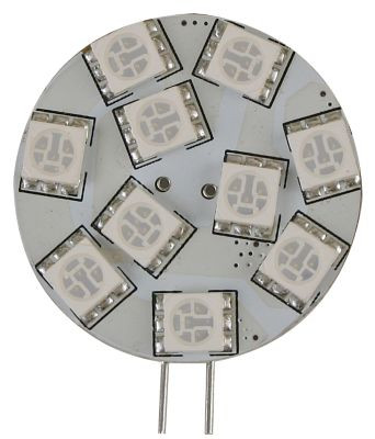 SCANDVIK 41032P LIGHT G4 SIDE PIN 10 LED BLUE