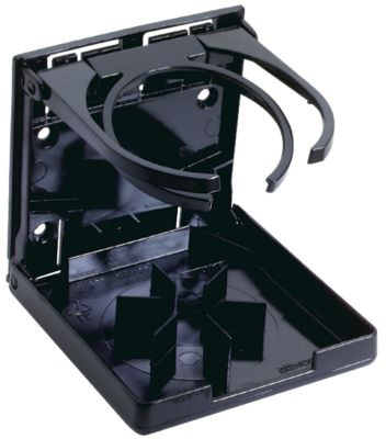 ATTWOOD MARINE 2445-7 DUAL RING DRINK HOLDER-BLACK