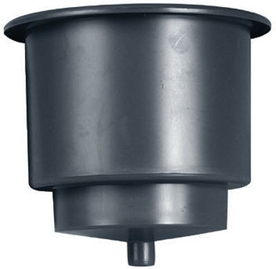 BECKSON MARINE GH43D-B1 DRINK HOLDER W/DRAIN  BLACK