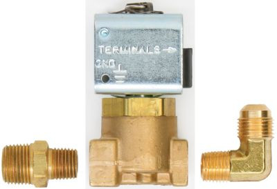 TRIDENT HOSE 130077082KIT 1/4 B SOLENOID + FITTING 12VDC