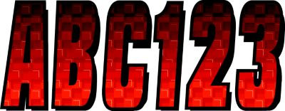 HARDLINE PRODUCTS REBKG300 SERIES 300REG KIT  RED/BLK