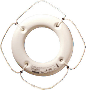 CAL JUNE BOUYS HS-20-W 20IN WHITE HARD SHELL RING BUO
