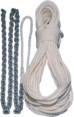 LEWMAR  2020202595 1/2 X200'NYLON W/1/4  X 15'