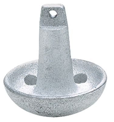 SEACHOICE 41280 MUSHROOM ANCR-8# ALUM PAINTED