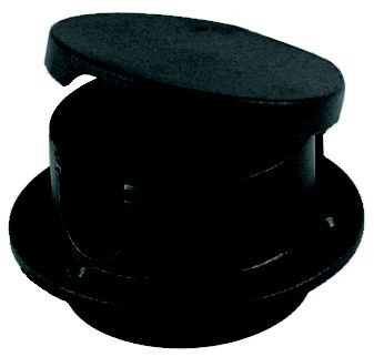 PERKO 1057DP0BLK ROPE DECK PIPE PLASTIC BLACK