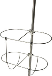 SEA-DOG LINE 327359-1 RL MNT SS FNDER HOLDER DUAL 9"