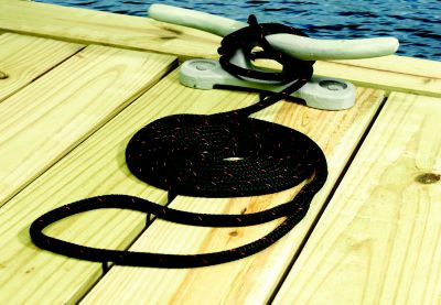 SEACHOICE 42441 POLY DOCK LINE GREEN 3/8IN X15