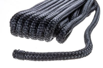 SEACHOICE 40291 DBL BRD DOCK LINE-BLK-3/8"X15'