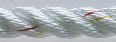NEW ENGLAND ROPES C6050-16-00015 DOCKLINE 1/2 X 15 NYLON WHITE