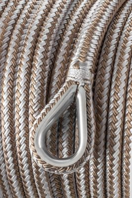 SEACHOICE 42361 ANCHOR LINE GLD/W BRD 1/2X100