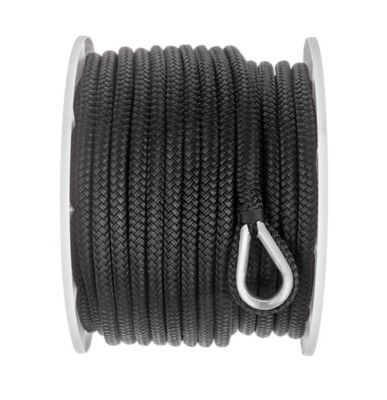 SEACHOICE 42281 ANCHOR LINE BLK BRD 1/2INX150F