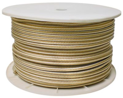 SEACHOICE 40160 GOLD/WHITE BRAID-3/8" X 600'