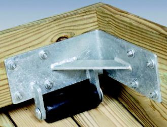 TIEDOWN ENGINEERING 26431 INSIDE ROLR RAMP BRKT 1 PR/PK