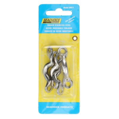 SEACHOICE 28811 EYE STRAP-SS-1/2  (4/CARD)