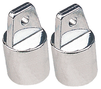 SEA-DOG LINE 276100-1 CHROME ZINC TOP CAP 7/8  2/CD