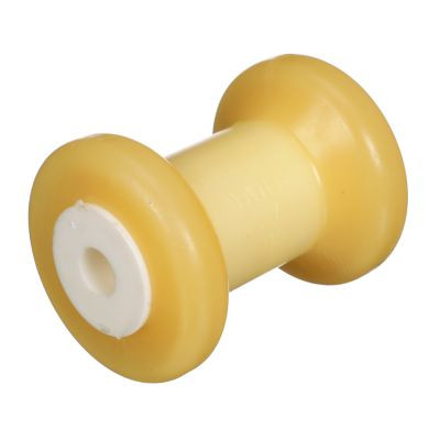 C.H. YATES RUBBER 56490 SPOOL ROLLER-YLW 4IN X 5/8IN I