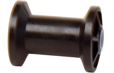 TIEDOWN ENGINEERING 86406 KEEL ROLLER 4IN SPOOL TYPE BLK