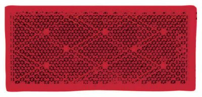 ANDERSON E483R RED REFLECTOR-STICK ON 2/PK