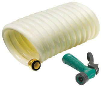 SEACHOICE 79691 COIL HOSE W/SPRAYER 1/2" X 25'