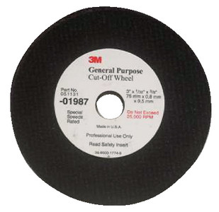 3M 1988 3X 1/16 X3/8 CUT-OFF WHEEL