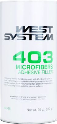 WEST SYSTEMS 403-28 MICROFIBERS - 20 OZ
