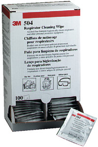 3M 504 RESP CLEANING WIPES 100/BX