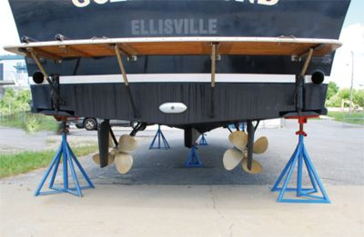 BROWNELL BOAT STANDS MB0 STAND-PBOAT W/ORANGE TOP 41-58