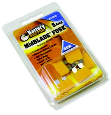 WIRTHCO 24355 FUSE ATO/ATC BLADE 5A 5/PK