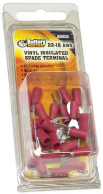 WIRTHCO 80838 FORK TERMINAL #8 22 18AWG 25/P