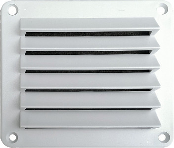 HENG'S DV55W DENT VENT WHT 4-7/8" X 5-1/2"