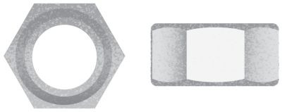 SEACHOICE RP-SC3569 1/2-13 HX NUT STL H.D.G. 100/B