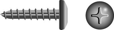SEACHOICE RP-MP0545SC #8 X 2 PHIL PAN T/S 4/BG