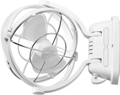 CAFRAMO LIMITED 7010CAWBX SIROCCO II 12 VOLT 360 FAN WHT