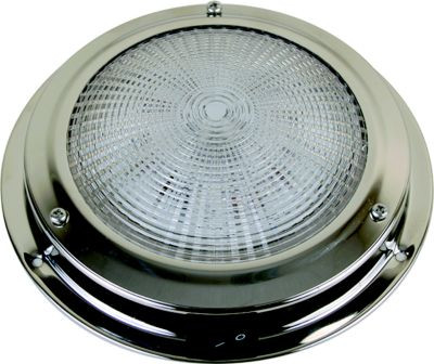 SCANDVIK 41324P DOME LIGHT SS 5.5" LED 12V