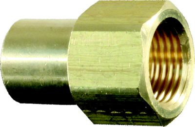 JR PRODUCTS 07-30225 3/8" FEM FLARE TO 1/4"MPT CONN