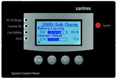 XANTREX TECHNOLOGIES 809-0921 SYSTEM CONTROL PANEL