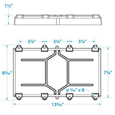 SEACHOICE 50-22071 BATTERY TRAY - 29 SERIES