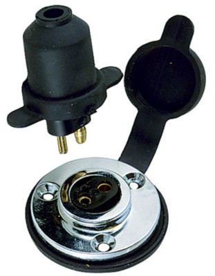 PERKO 1190DP0CHR WATERTIGHT ELEC DECK CONN